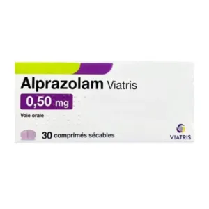 Alprazolam 0.5mg Viatris Điều trị rối loạn lo âu (30 Viên)