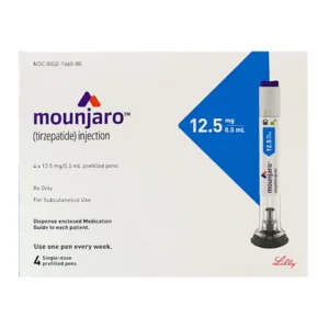 Mounjaro 12.5mg/0.5ml Lilly Điều trị Bệnh đái tháo đường týp 2 (4 Bút)