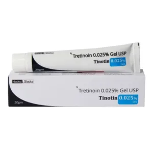  Kem trị mụn Tinotin 0.025% Gel USP 20g