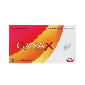 GayaX 200mg Davipharm Điều trị tâm thần phân liệt (28 viên)